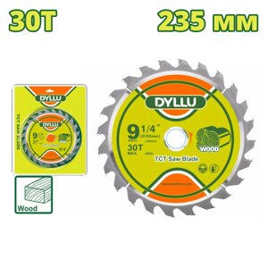 Диск пильный 235x25,4 мм 30 зубьев по дереву DYLLU DTTC1K06