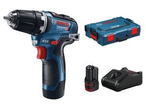 Аккум. дрель-шуруповерт BOSCH GSR 12V-35 L-BOXX (12.0 В, 2 акк., 3.0 А/ч Li-Ion, 2 скор., 35 Нм, шурупы до 8 мм)