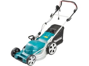 Газонокосилка электрическая MAKITA ELM 4121 (1600 Вт, шир. 410 мм, выс. 20-75 мм, стальн. корпус, мульчир. опц.,