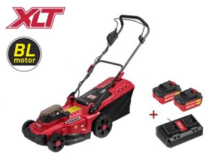 Газонокосилка аккумуляторная WORTEX CLM 3836 ALL1 XLT SET БЕСЩЁТ. ДВИГ., 18В+18В, 2акб, 4Ач,(выс. 25-75 мм, травос 35 л)