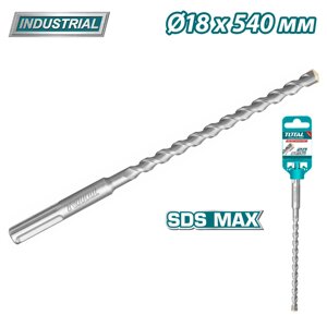 Бур SDS-MAX 18x540мм TOTAL TAC321808