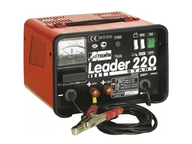 Пуско-зарядное устройство TELWIN LEADER 220 START (12В/24В) (807539) от компании ООО "ИнструментЛюкс" - фото 1
