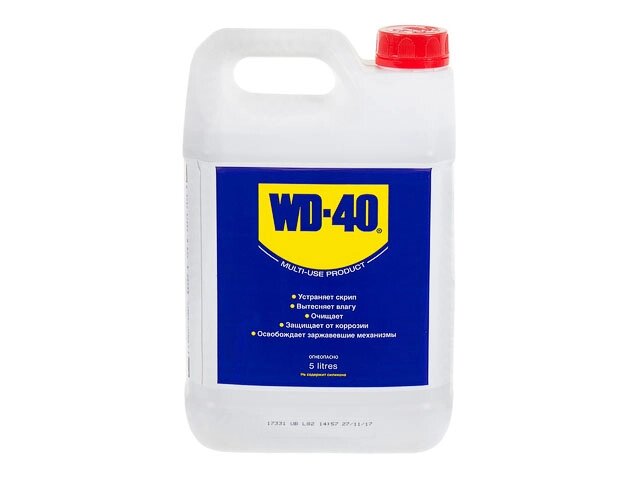 Смазочно-очистительная смесь WD-40 5 л (без пульверизатора) от компании ООО "ИнструментЛюкс" - фото 1