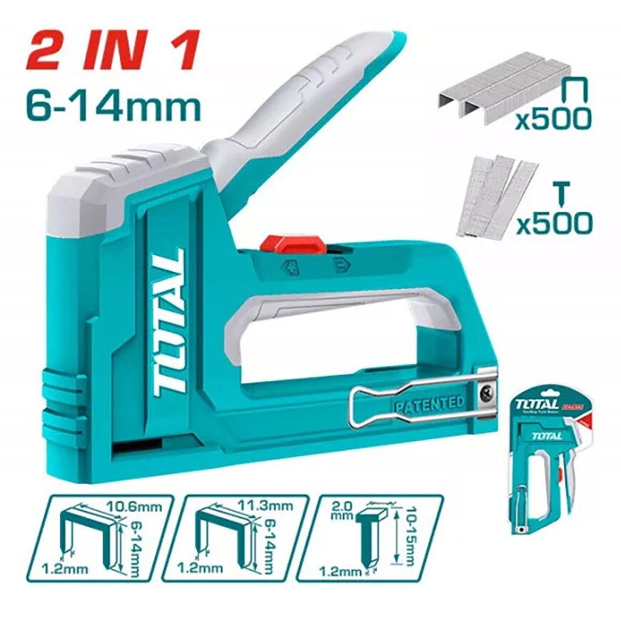 Степлер 2 в 1 TOTAL THT31146 от компании ООО "ИнструментЛюкс" - фото 1