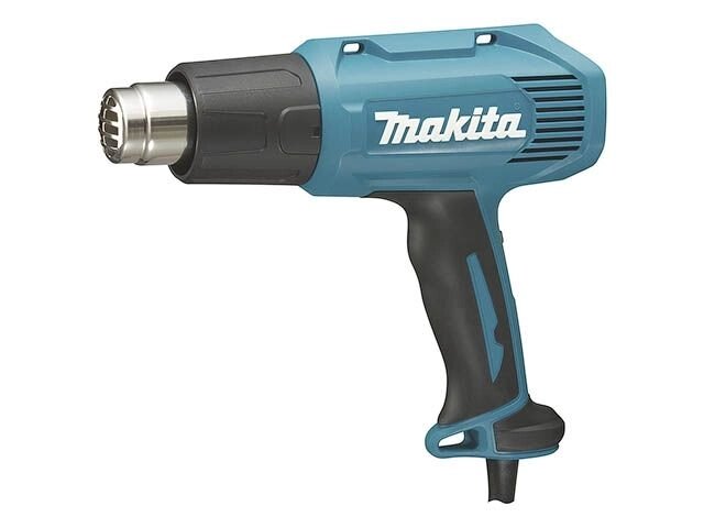 Термовоздуходувка MAKITA HG 6030 K в чем. + набор сопл (1800 Вт, 3 скор., 50-600 °С, ступенч. рег.) от компании ООО "ИнструментЛюкс" - фото 1