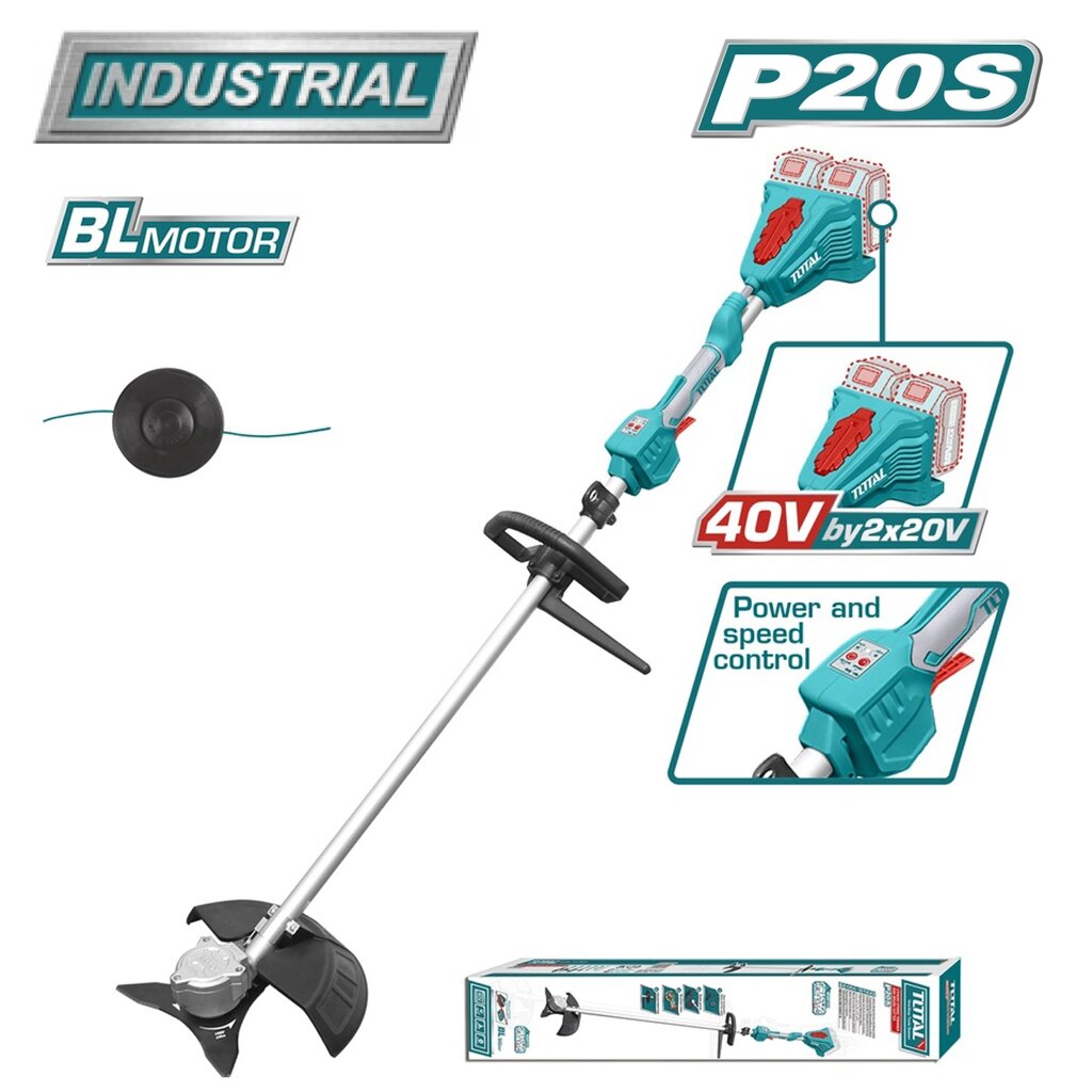 Триммер аккумуляторный TOTAL TSTLI20028 от компании ООО "ИнструментЛюкс" - фото 1