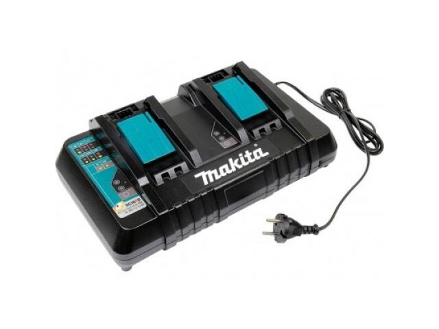 Зарядное устройство MAKITA DC18RD (14.4 - 18.0 В, быстрое двухпортовое (LXT 18В)) от компании ООО "ИнструментЛюкс" - фото 1