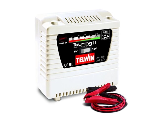 Зарядное устройство TELWIN Touring 11 (6B/12В) (807554) от компании ООО "ИнструментЛюкс" - фото 1