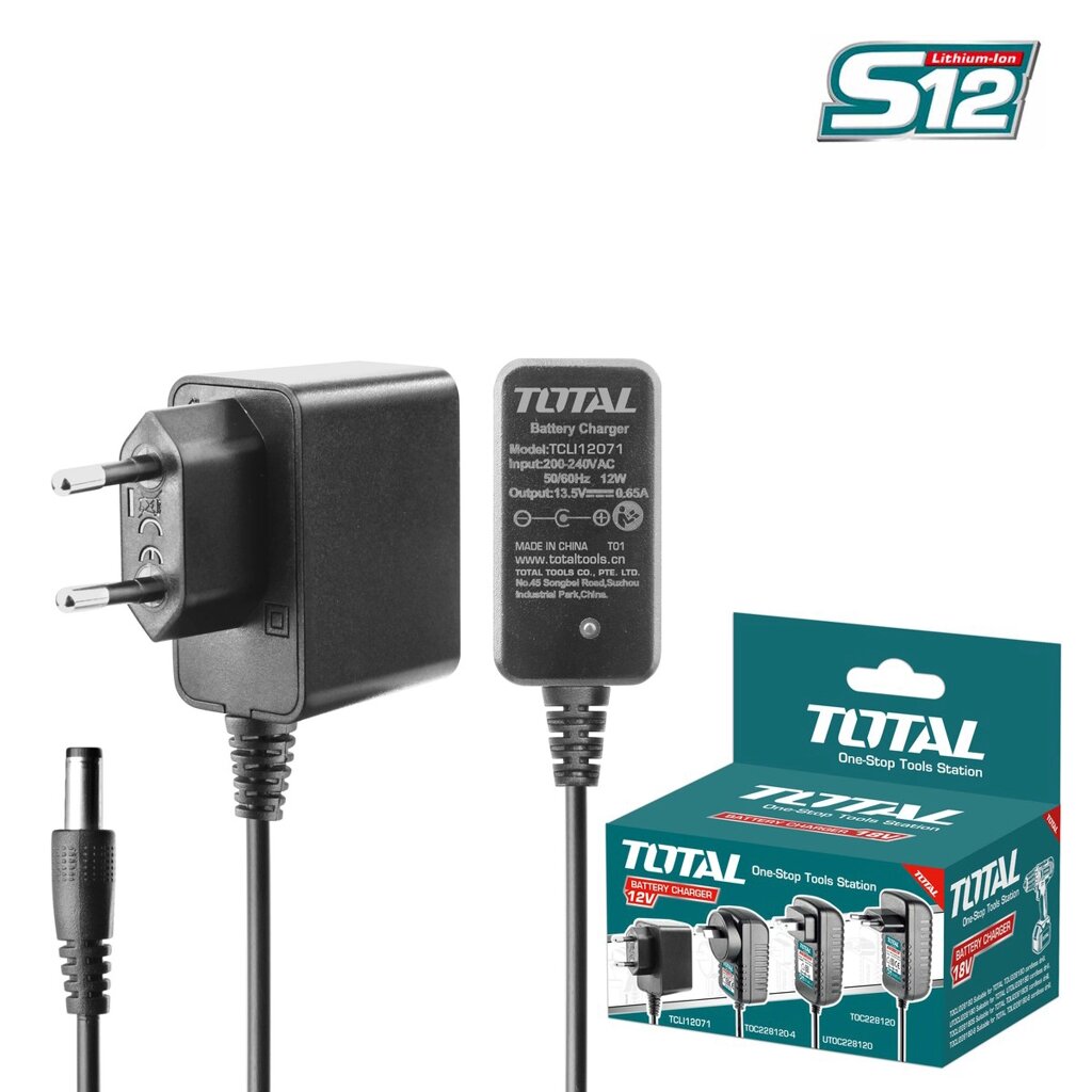 Зарядное устройство TOTAL TCLI12071 от компании ООО "ИнструментЛюкс" - фото 1