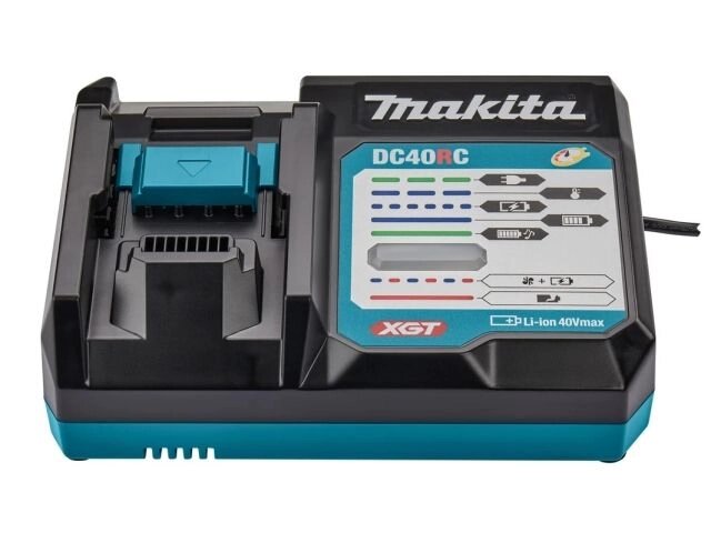 Зарядное устройство XGT 40В MAKITA DC40RC (Быстрое зарядное 40В XGT) от компании ООО "ИнструментЛюкс" - фото 1