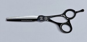 Ножницы парикмахерские Babetta 317 Black size 6.00 филировочные чехол