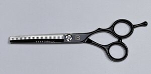 Ножницы парикмахерские Babetta 338 Black size 6.00 филировочные чехол