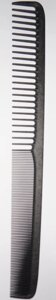 Расческа Profi line CO-6067-CBN Carbon комбинированная узкая с редким зубом