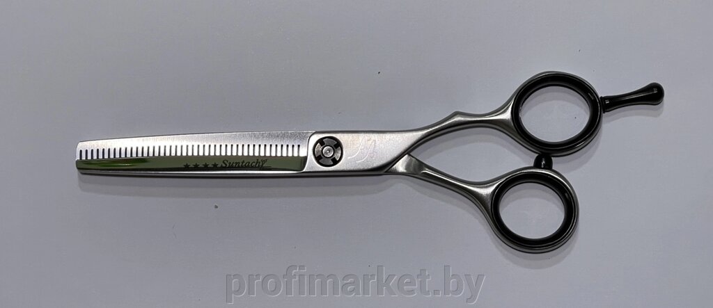 Ножницы парикмахерские Suntachi 438 Black Line size 6.00 филировочные чехол - характеристики