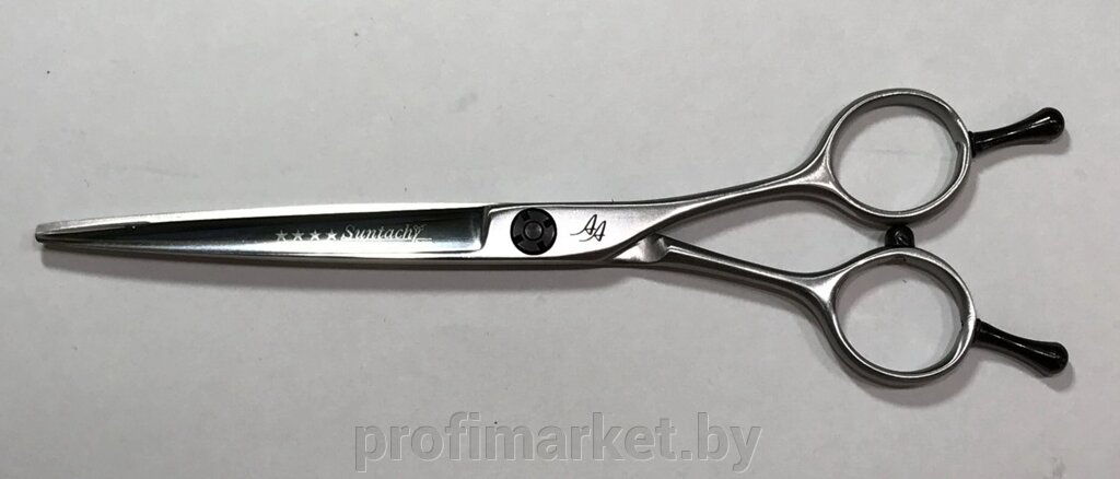 Ножницы парикмахерские Suntachi 419 Black Stars Line size 6.50 прямые - особенности