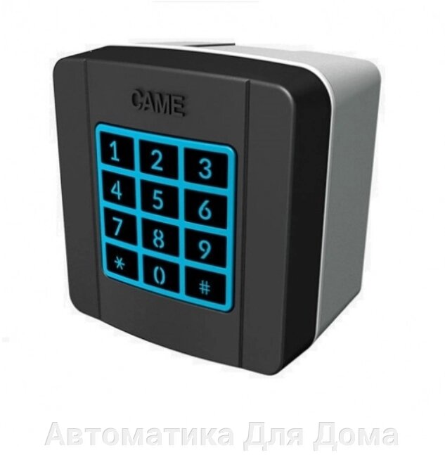 Клавиатура кодонаборная накладная, 12 кнопок, синяя подсветка от компании Автоматика Для Дома - фото 1