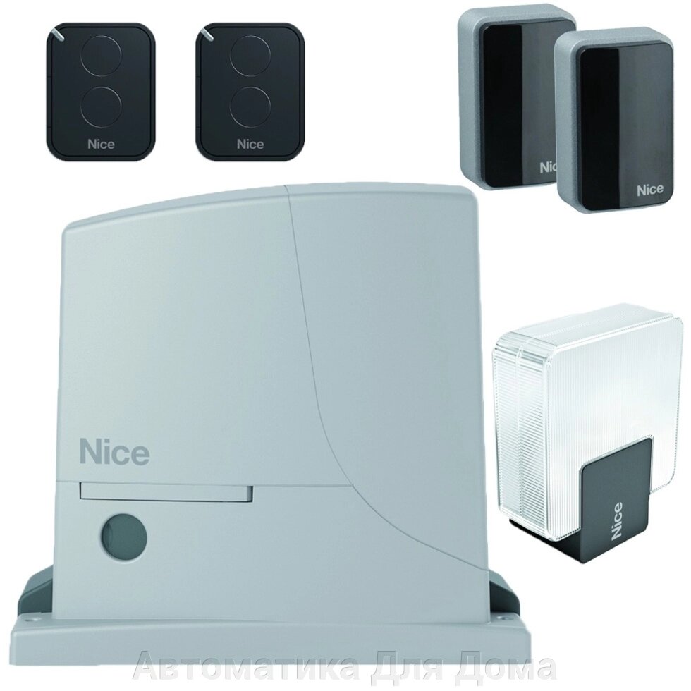 Комплект автоматики для откатных ворот Nice RОX600 KCE от компании Автоматика Для Дома - фото 1
