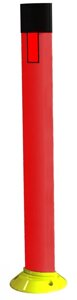 Столбик сигнальный дорожный С3 750 мм красный