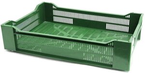 Ящик для овощей 600х400х135 мм зеленый