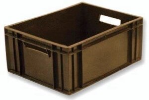 Ящик для прессованных дрожжей и грибов сплошной 400х300х180 мм ДС-1/2 - цветной