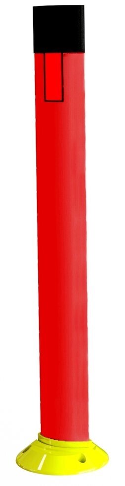 Столбик сигнальный дорожный С2 1000 мм красный от компании ООО Тара бай" представитель ООО "Пластиковая тара" в Беларуси - фото 1