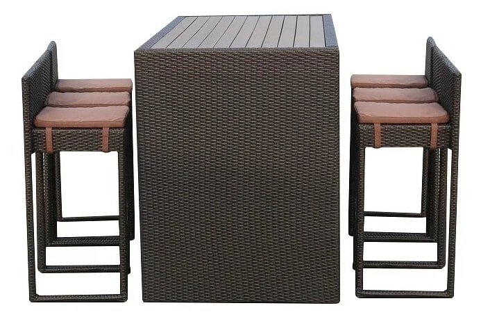 Барный комплект мебели T390AD Y390A-W63 Brown от компании Интернет-магазин «Hutki. by» - фото 1