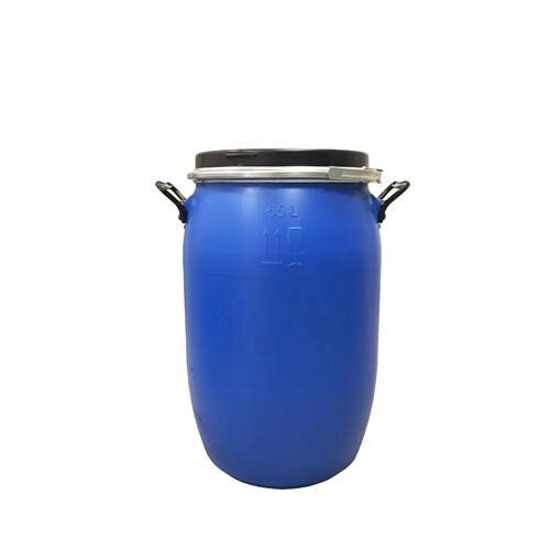 Бочка для душа 30 литров с крышкой и хомутом кран пластик от компании Интернет-магазин «Hutki. by» - фото 1