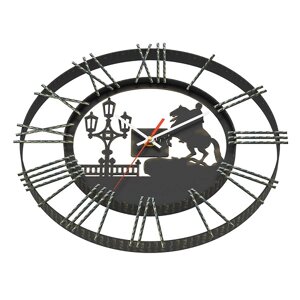 Часы кованые Везувий Санкт-Петербург