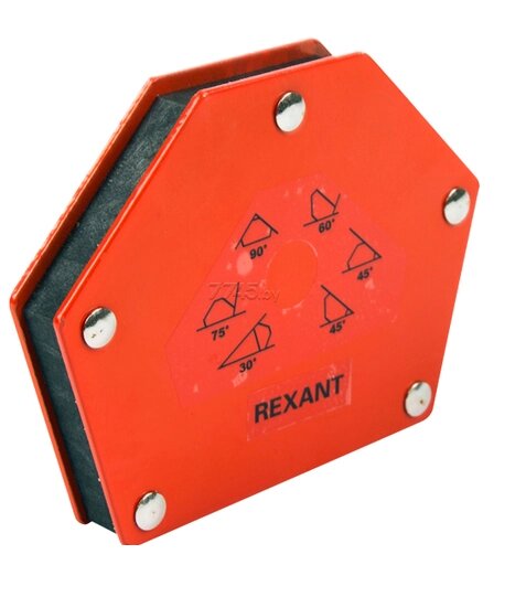 Держатель угольник магнитный для сварки на 6 углов усилие 34 Кг Rexant 12-4833 от компании Интернет-магазин «Hutki. by» - фото 1
