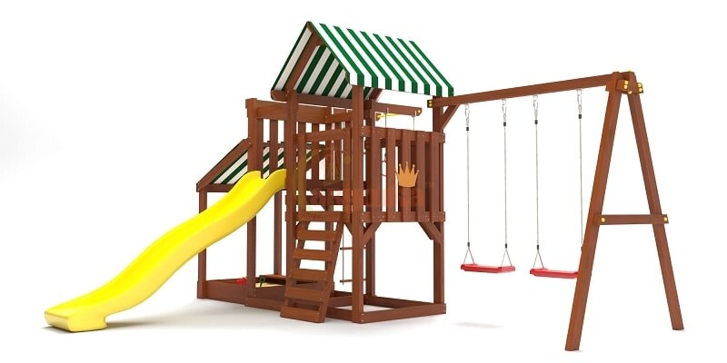Детская площадка для дачи Савушка TooSun 3 Plus с песочницей ##от компании## Интернет-магазин «Hutki. by» - ##фото## 1