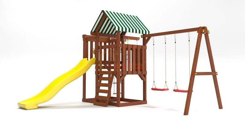 Детская площадка для дачи Савушка TooSun 3 Plus от компании Интернет-магазин «Hutki. by» - фото 1