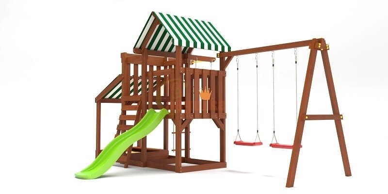 Детская площадка для дачи Савушка TooSun 3 с песочницей ##от компании## Интернет-магазин «Hutki. by» - ##фото## 1