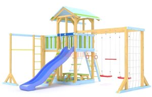 Детская спортивная площадка для дачи Савушка 15 Color-8