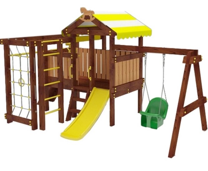 Детская спортивная площадка для дачи Савушка Baby 11 Play от компании Интернет-магазин «Hutki. by» - фото 1