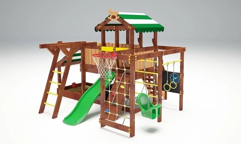 Детская спортивная площадка для дачи Савушка Baby 13 Play от компании Интернет-магазин «Hutki. by» - фото 1