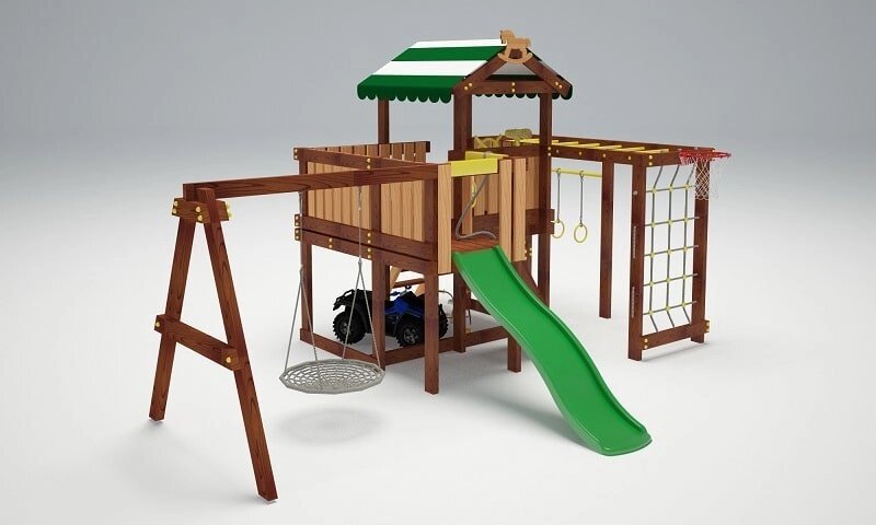 Детская спортивная площадка для дачи Савушка Baby 15 Play от компании Интернет-магазин «Hutki. by» - фото 1