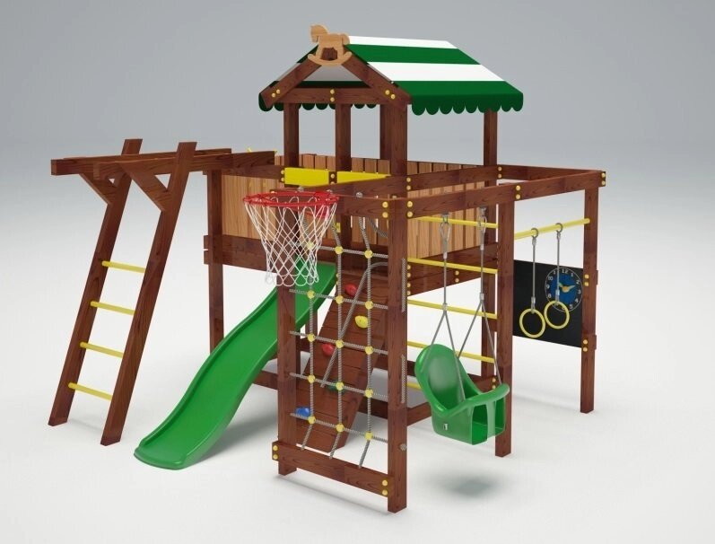 Детская спортивная площадка для дачи Савушка Baby 5 Play от компании Интернет-магазин «Hutki. by» - фото 1