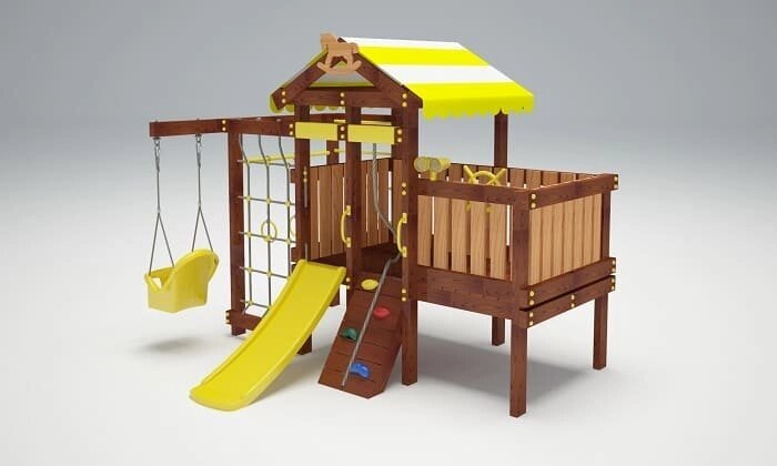 Детская спортивная площадка для дачи Савушка Baby 6 Play от компании Интернет-магазин «Hutki. by» - фото 1
