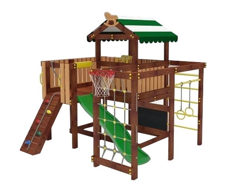 Детская спортивная площадка для дачи Савушка Baby 8 Play от компании Интернет-магазин «Hutki. by» - фото 1