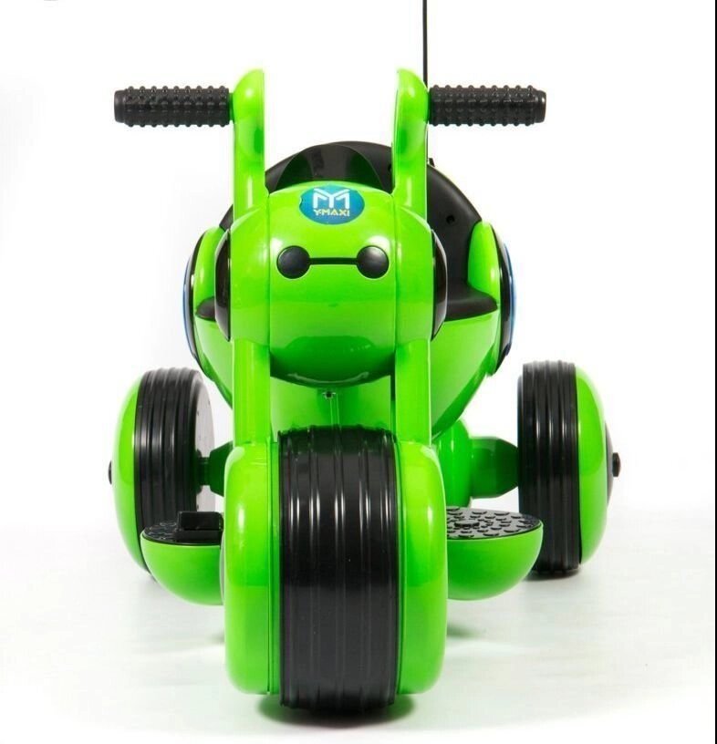 Детский электромобиль-мотоцикл Wingo MOTO Z LUX темно-зеленый глянец от компании Интернет-магазин «Hutki. by» - фото 1