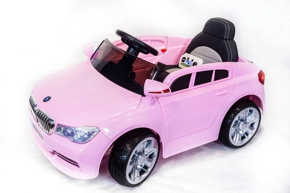Детский электромобиль Wingo BMW 5-series LUX розовый от компании Интернет-магазин «Hutki. by» - фото 1