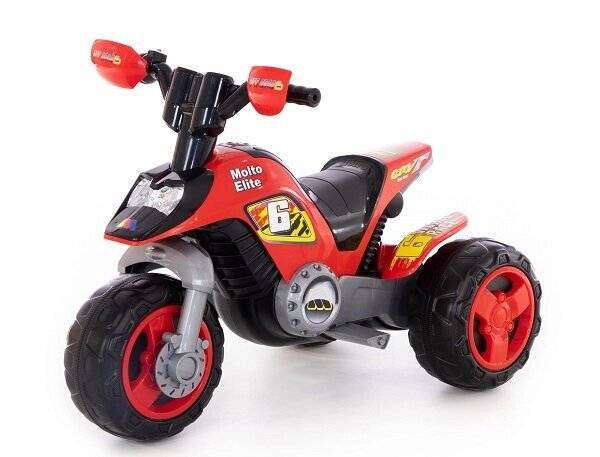 Детский мотоцикл Полесье Molto Elite 6/35882 красный от компании Интернет-магазин «Hutki. by» - фото 1