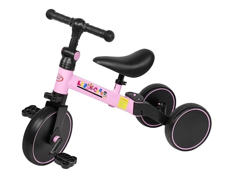 Детский велосипед-беговел Kid's Care 003 розовый от компании Интернет-магазин «Hutki. by» - фото 1