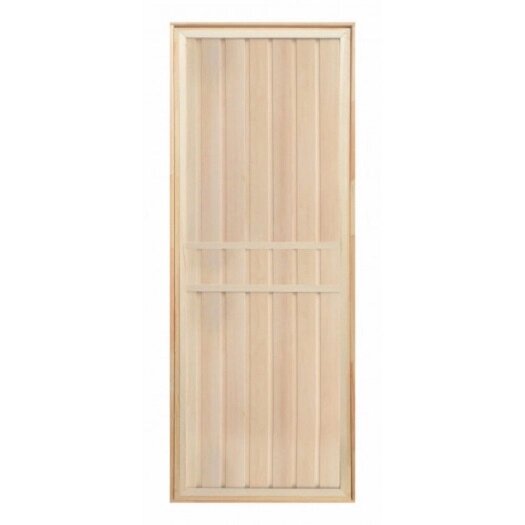 Дверь для бани деревянная глухая 1900х700мм от компании Интернет-магазин «Hutki. by» - фото 1