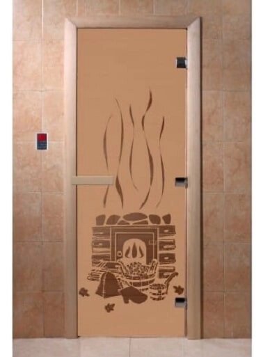 Дверь Сила Алтая Банька Бронза матовая 70х190см от компании Интернет-магазин «Hutki. by» - фото 1