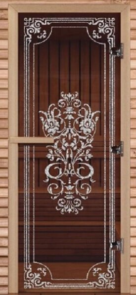 Дверь Сила Алтая Восток Бронза прозрачная 70х190см от компании Интернет-магазин «Hutki. by» - фото 1