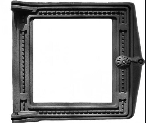 Дверка ДТ-4С (Р) топочная под стекло 250х280 от компании Интернет-магазин «Hutki. by» - фото 1