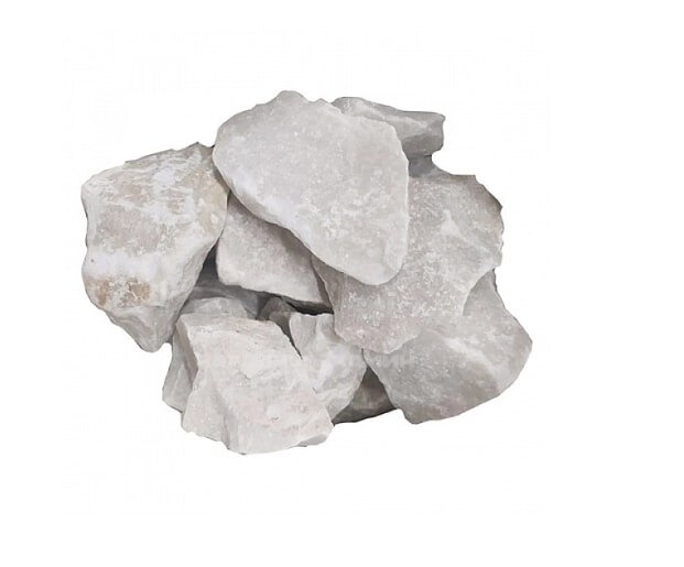 Камень Белый кварцит колотый 20 кг от компании Интернет-магазин «Hutki. by» - фото 1