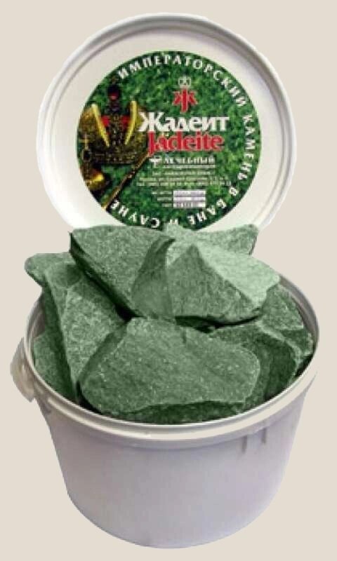 Камни для банных печей "Жадеит" колотый 10 кг от компании Интернет-магазин «Hutki. by» - фото 1