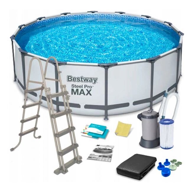Каркасный бассейн Bestway Steel Pro MAX 5612Z 488x122 от компании Интернет-магазин «Hutki. by» - фото 1